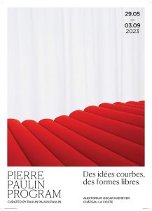 Poster Pierre Paulin Program - Des idées courbes, des formes libres