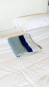 Blanket - Detail Cobalt Blue / Transparent Yellow